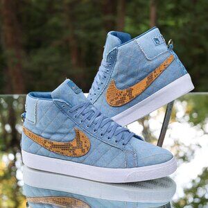Nike Supreme x SB Zoom Blazer Mid Denim Blue